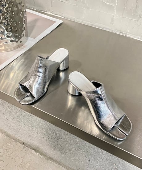 chunky heels tabi sandals /3color　FL2020