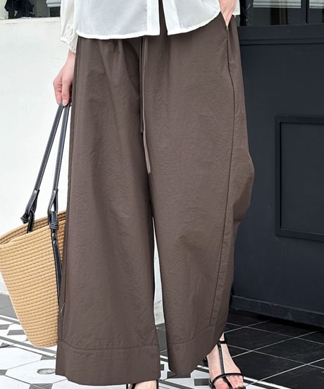 straight wide leg pants /3color　FL2708