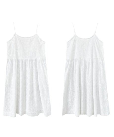 flower lace suspenders one-piece  FL3360