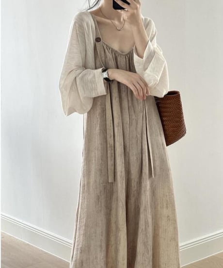 wide relax overall　FL2406