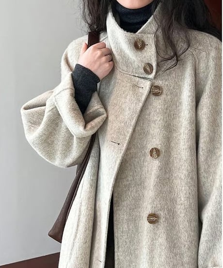stand collar coat /2color　FL2980