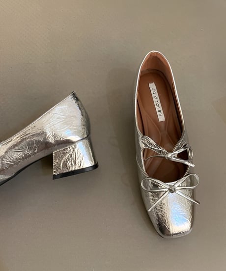 ribbon strap pumps /2color　FL2302