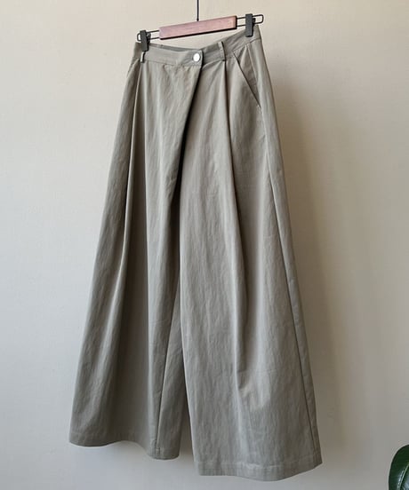 tuck wide pants /3color　FL2746