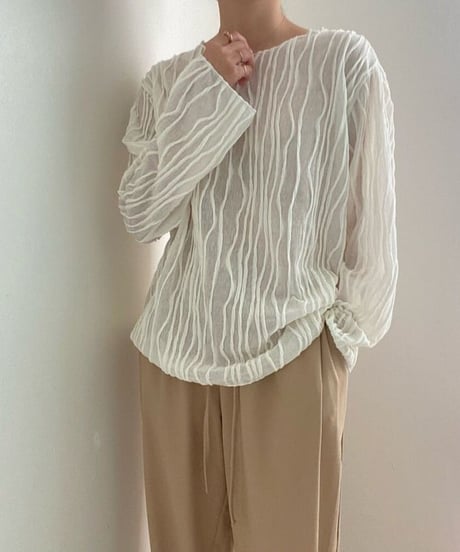 design sheer tops　FL2169