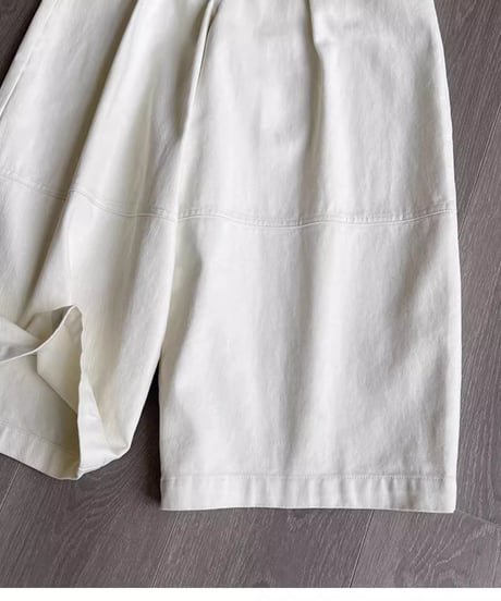 wide leg sickle pants /2color　FL2813