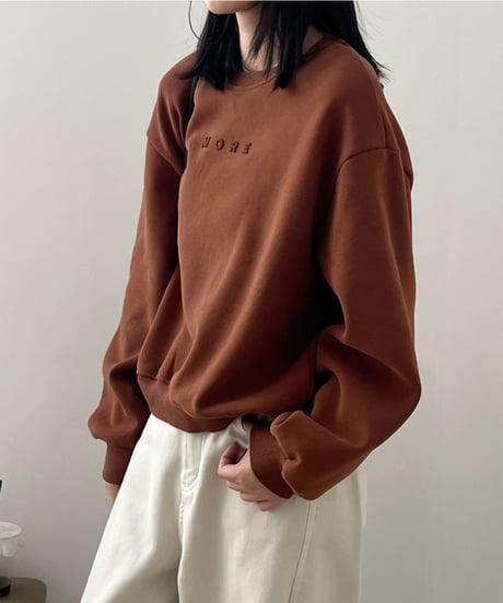 front logo sweat pullover  /3color　FL3125
