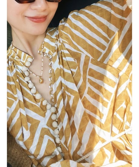 v-neck ethnic style dress　FL2060