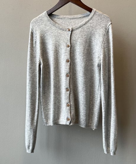 crew neck knit cardigan /5color　FL2819