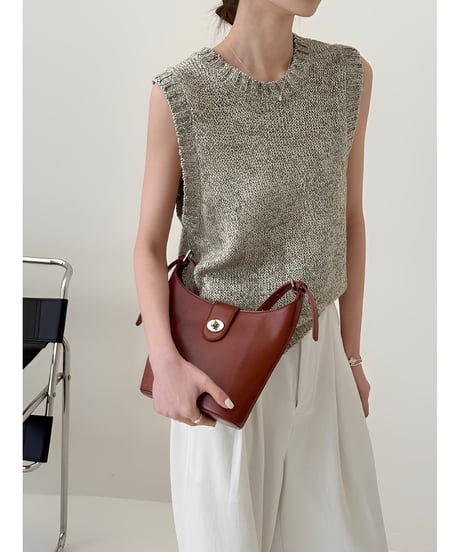 backless sleeveless summer knit　FL2058