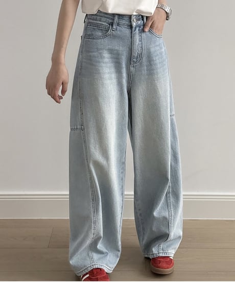 wide leg denim　FL3345