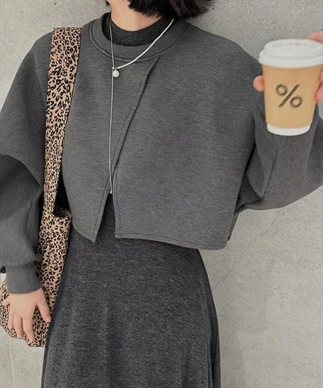 slit designed pullover　FL2974