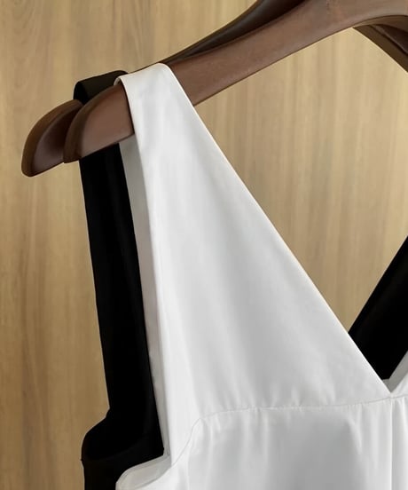 v-neck flare blouse /2color　FL2038
