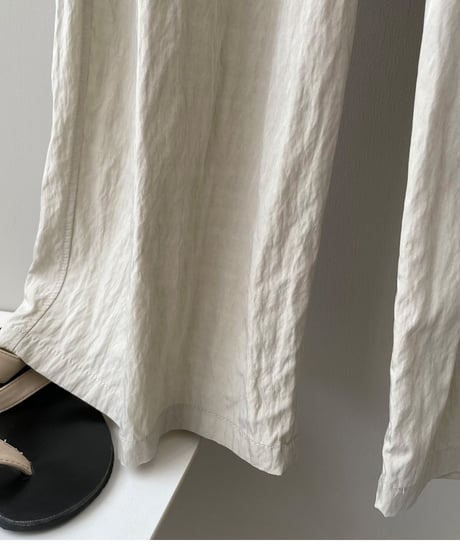 pleated wide-leg pants /4color　FL2705
