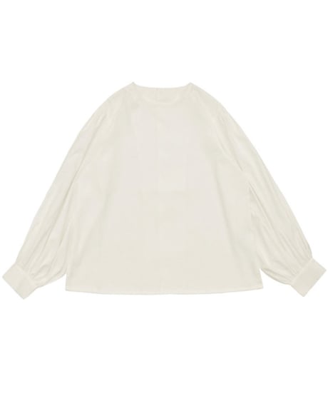 back button lantern sleeve tops /4color　FL3330