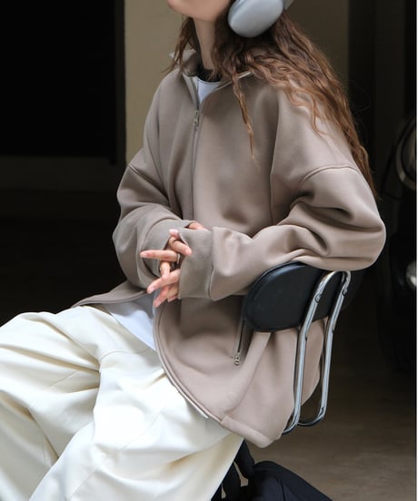 double zipper hoodie /2color　FL2675