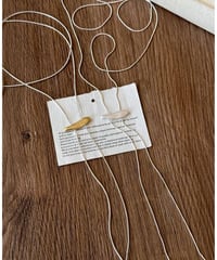 nuance loop tie necklace /2color　FL3369