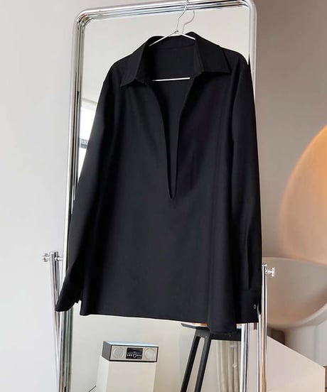 layered design shirt /3color　FL2619