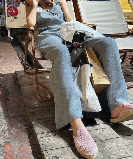 wide leg overall 　FL2393