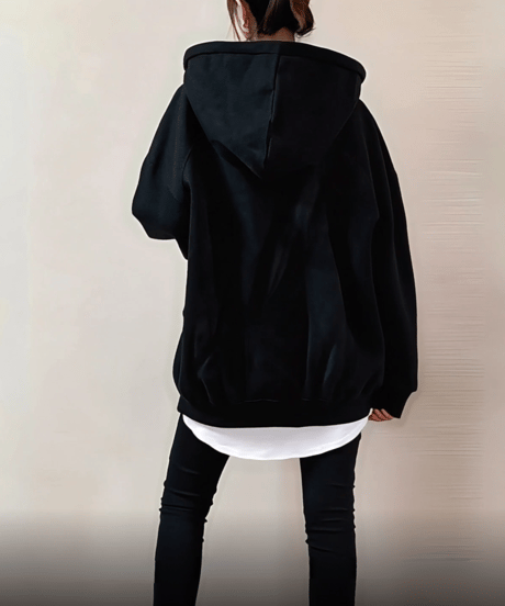 oversized zip hoodie  FL3474