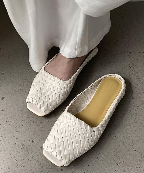 waving design flat sandals　FL2258
