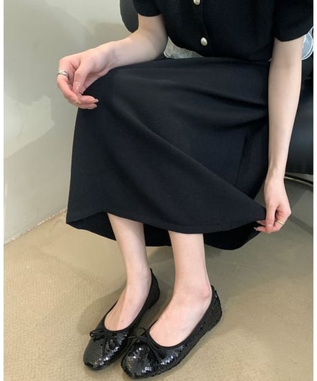 metallic flat shoes　FL2266