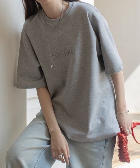 3d logo short sleeve t-shirt /3color　FL3319