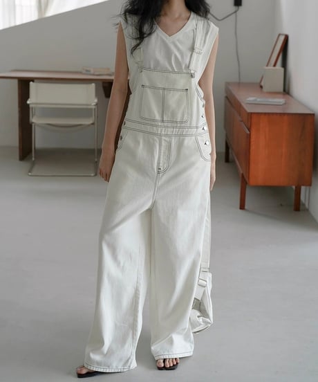 white collar overalls　FL2430