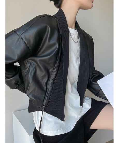 eco leather jacket　FL2510