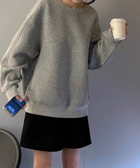 round neck sweatshirt pullover　FL2544