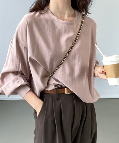 pleated wide leg suit pants /2color　FL2717