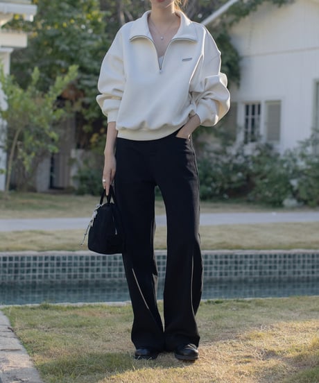 semi-wide straight pants/3color　FL3307