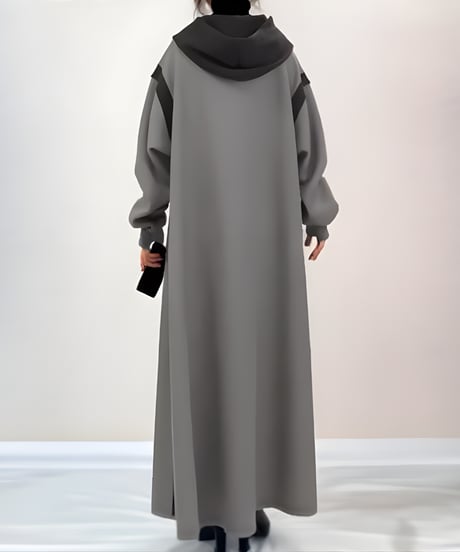 long hoodie dress FL3488