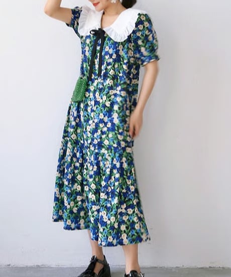 big collar dress　FL3415