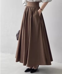 a-line gathered skirt /2color　FL2748