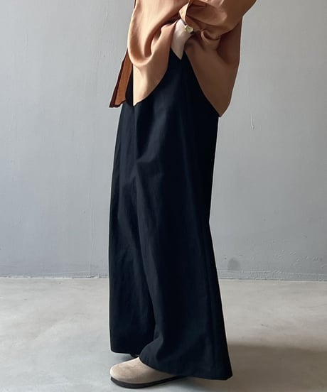 tuck wide pants /3color　FL2746