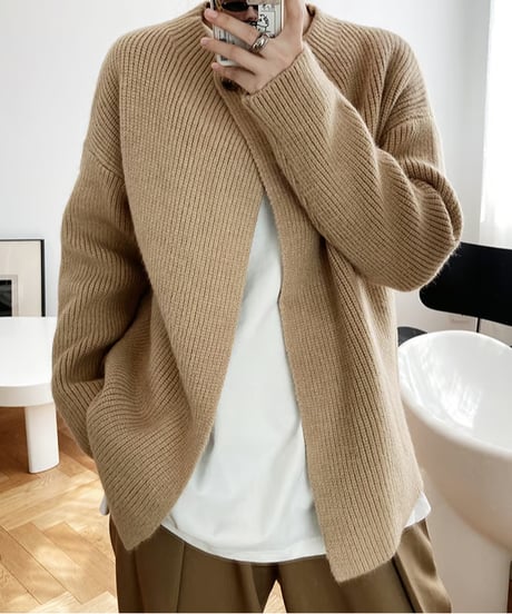 long sleeve cardigan sweater /3color　FL2995