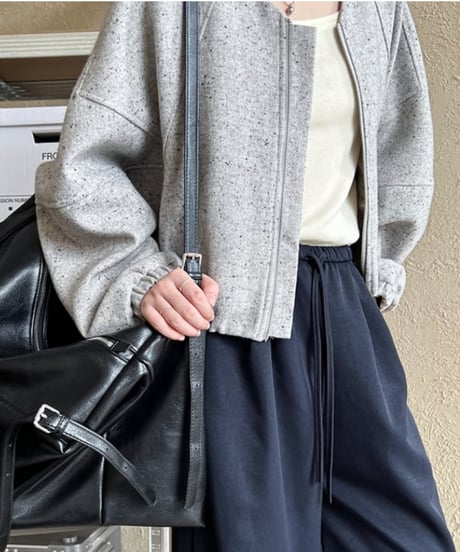 casual short designed jacket　FL2958