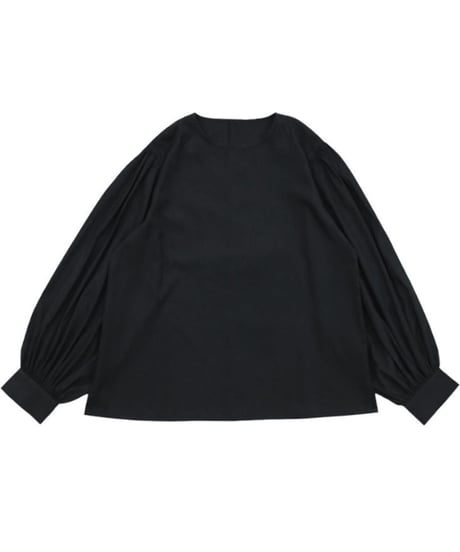 back button lantern sleeve tops /4color　FL3330