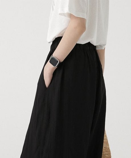 textured tuck pants　FL2197