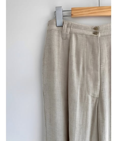 sleeveless top and wide leg pants set　FL2018