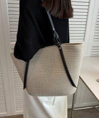 strap basket bag /2color　FL2339