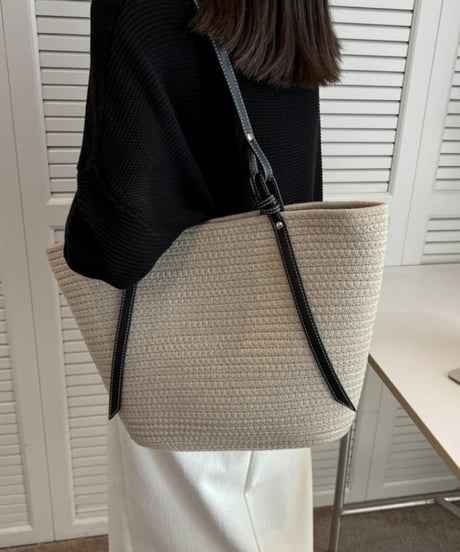 strap basket bag /2color　FL2339