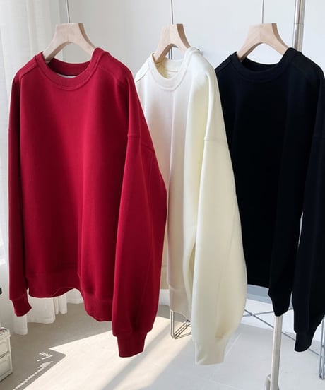 round neck sweatshirt /3color　FL2624