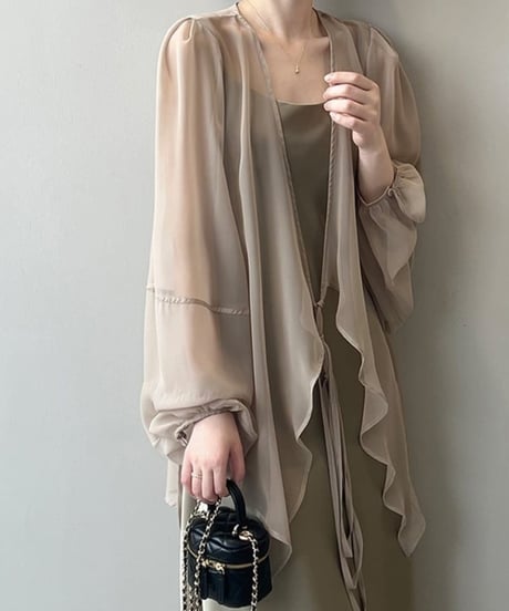 shear drape cardigan　FL2527