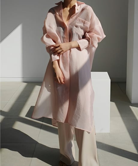 oversized long shirt /4color　FL2032