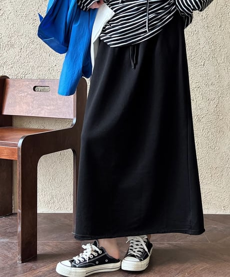 curl-edge sweat skirt /2color　FL2823