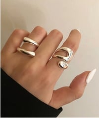 asymmetric open ring 2set　FL2116