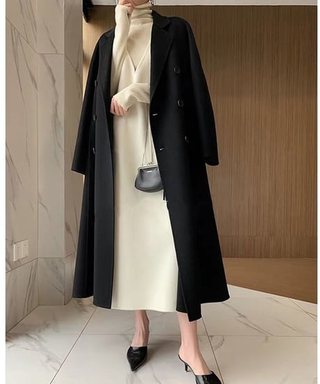 sleeveless vest wool dress　FL2625