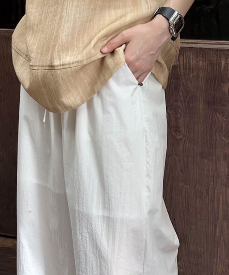 straight wide leg pants /3color　FL2708
