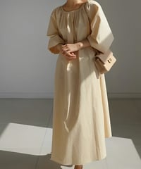 2way puff sleeve dress /3color　FL2072
